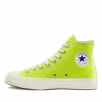 CDG Converse Lime Green High Top - Image 2