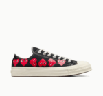 CDG Converse Multi Hearts Low Top Black
