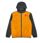 CDG K-Way Zip Jacket Orange/Black