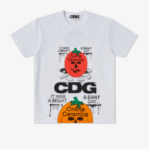 CDG Online Ceramics Pumpkin T-Shirt White