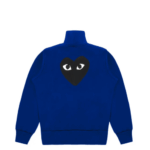 CDG Play Sweatshirt with Big Heart Navy - Image 2