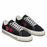 Cdg Converse One Star Low Top Black - Image 3
