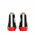 Cdg Converse Red Sole High Top Black - Image 5