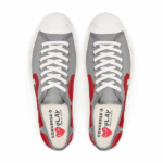 CDG Play Converse Low Top Red Heart Jack Purcell Sneakers - Image 3
