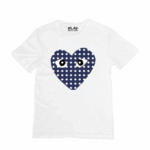 Comme Des Garçons Blue Heart Shirt - Image 2
