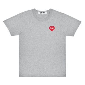 Comme Des Garçons Play Heart Tee (Grey)