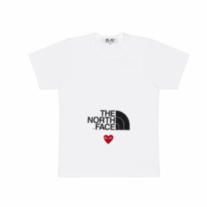 Comme Des Garcons Play X The North Face Ladies’ T-Shirt White