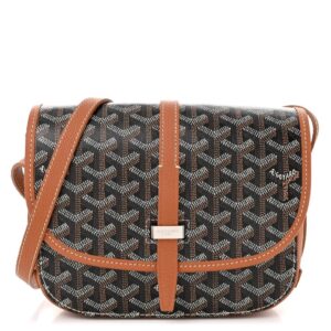 Goyard Belvedere II PM Messenger Bag Black Gold
