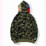 Bape Hoodie Camo Green