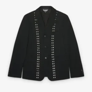 Comme des Garçons Studded Blazer Black Front